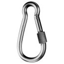 Karabinerhaken mit Schraubverschluss